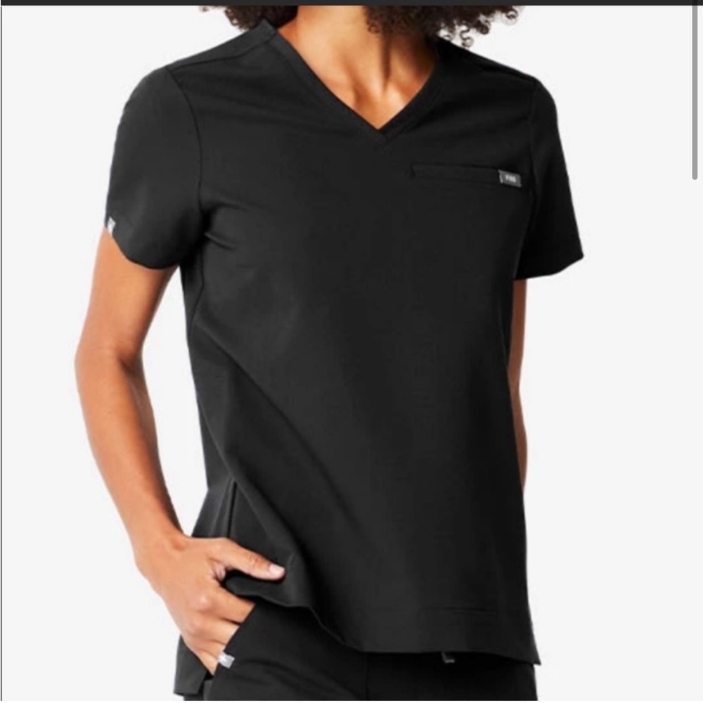 Figs Black Benna Top XXS